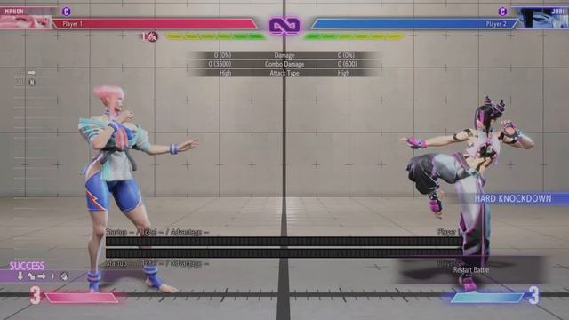 Street Fighter 6 - Manon cross up AA смотреть онлайн