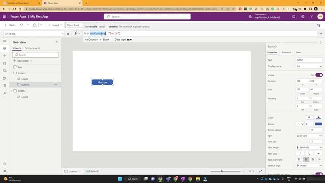 7. Variables in Power Apps | Power Apps Course смотреть онлайн