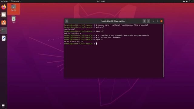 Types of Commands in Linux (which and type commands) смотреть онлайн