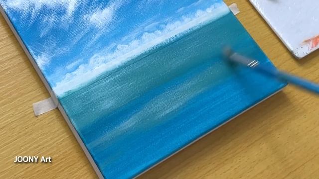 Seascape Painting / Acrylic Painting / STEP by STEP смотреть онлайн