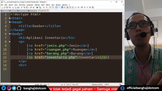 Konsep Template Tampilan Dinamis [PDO+MySQL Part #6] смотреть онлайн