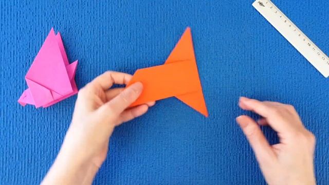 Оригами голубь. Как сделать птичку из бумаги. Origami dove/ смотреть онлайн