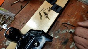 Лыжи туристские Маяк  турист установка лыжного крепления NN75