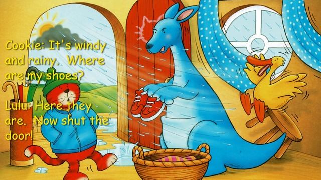 Cookie & Friends B - U4 Weather - Now Shut The Door! (with audio story & text) смотреть онлайн
