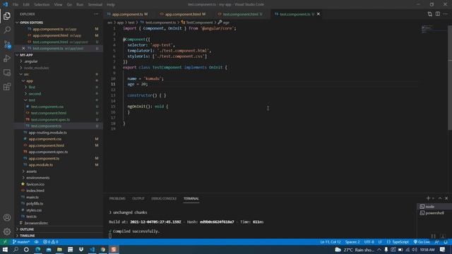 Databinding and String Interpolation | Angular Tutorial смотреть онлайн
