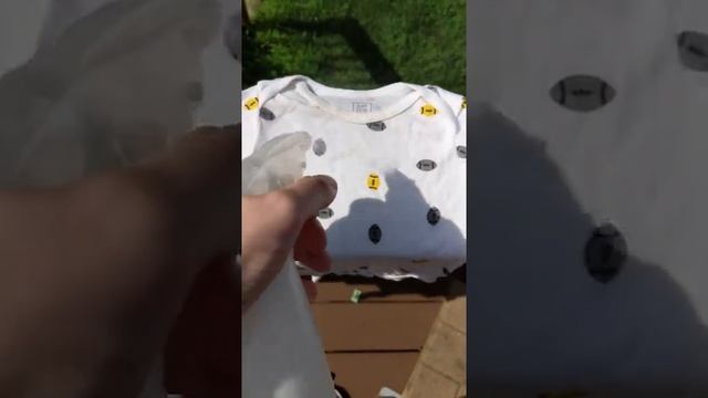 SO EASY! How to Get Stains Out of Baby Clothes That Have Been in Storage! смотреть онлайн