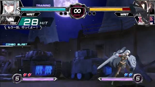 Dengeki Bunko Fighting Climax. Selvaria combo смотреть онлайн