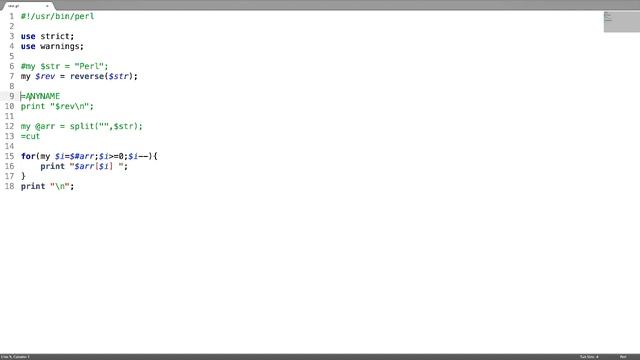 Perl - Commenting смотреть онлайн
