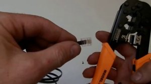 как обжать телефонный кабель