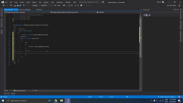 C# Design Patterns 1. Single Responsibility Principle (SRP) смотреть онлайн