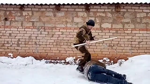 Защита от ударов палкой. Русский стиль рукопашного боя. смотреть онлайн