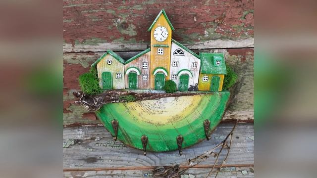 Ключницы с домиками из дерева. Идеи деревянных ключниц дрифтвуд арт своими руками смотреть онлайн