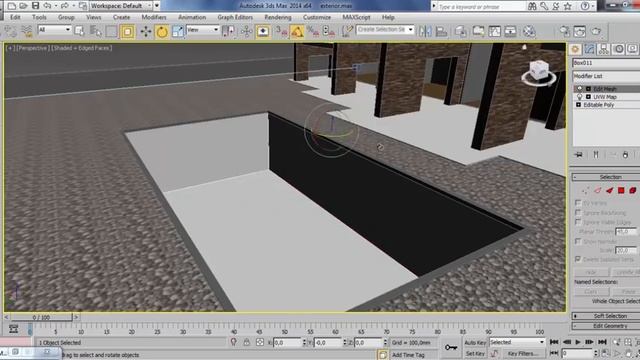 3D Max Exterior Modern Night Render Modeling Vray + Photoshop смотреть онлайн