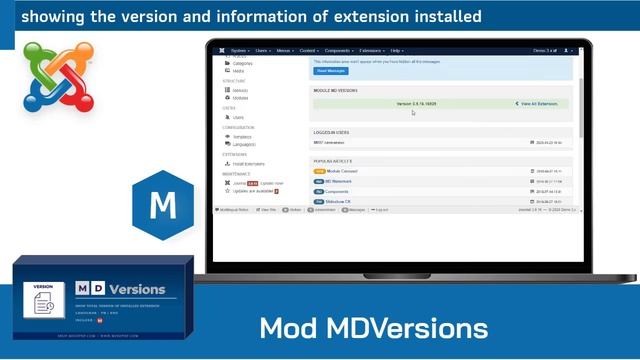 Joomla Module MDVersions for showing the version of extension installed смотреть онлайн