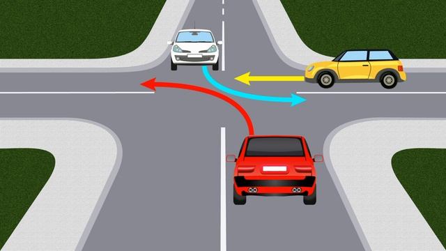 ? Какой правильный порядок разъезда на перекрёстке ? смотреть онлайн