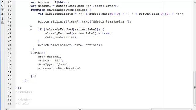 Adatok kirajzolása PHP jquery flot [HUN] смотреть онлайн