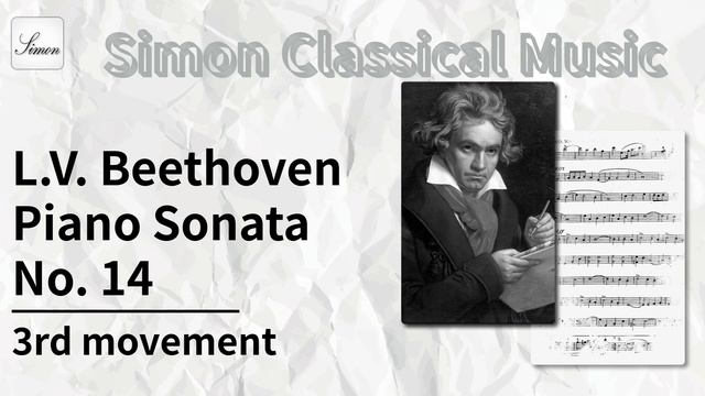 L.V. Beethoven: Piano Sonata No. 14, Op. 27, No. 2, 3rd movement смотреть онлайн