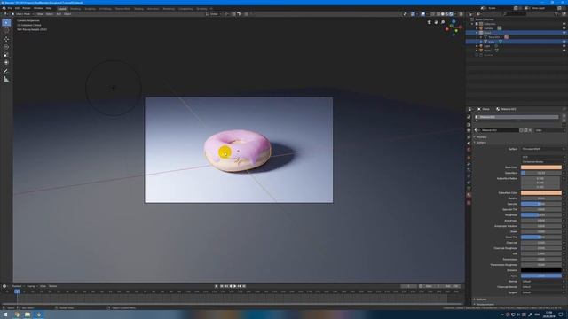 Пончик. Часть 6. Blender. Уроки на русском для начинающих смотреть онлайн