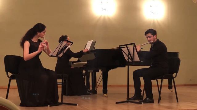 Franz & Karl Doppler -Hungarian Phantasy op35 for two flute and piano - Introduzione смотреть онлайн