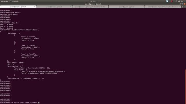 How to list all databases in the mongo shell смотреть онлайн