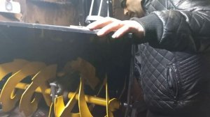 Ремонт редуктора снегоуборочной машины, замена шестерни в редукторе