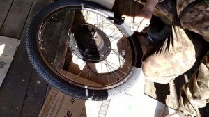 ✅МОТОР КОЛЕСО С АЛИЭКСПРЕСС.Распаковываем и устанавливаем на велосипед