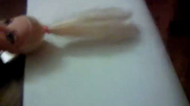 Как покрасить волосы кукле ЧАСТЬ1. смотреть онлайн