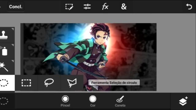 Speed Art Header/Anime - Ps touch/Photoshop Mobile - Faço Banner e logo/perfil grátis смотреть онлайн