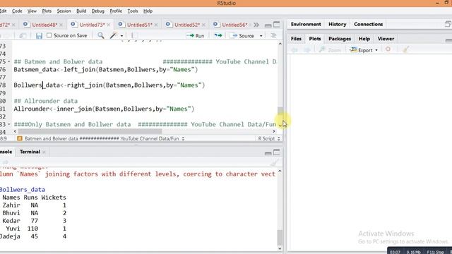 Data/Fun:-How to do left join right join anti join full join of data frames in R tidyverse смотреть онлайн