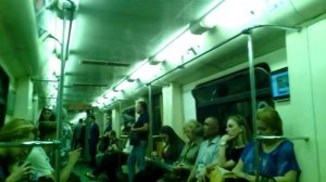 Москва. в метро. Бауманская-Курская-Пр.Мира-ВДНХ.
