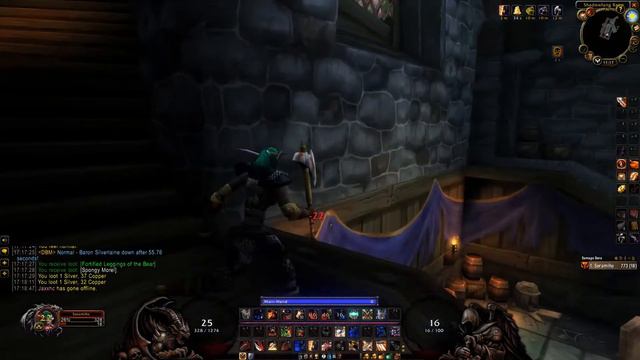 WoW Classic - HC - Sorami Warrior - Solo SFK close call 1 смотреть онлайн
