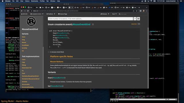 Porting a text editor to Rust - Mouse Handling смотреть онлайн