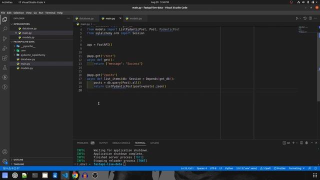Live Data in FastAPI 2 | Django vs FastAPI (Part 2) смотреть онлайн