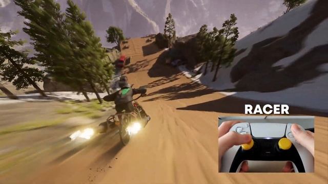 How I Play on Trickster VS Racer Controls (Riders Republic Controller Handcam) смотреть онлайн