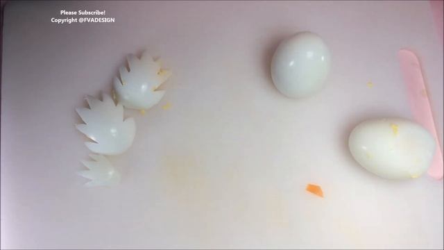 Tips In Cutting Boiled Egg Fun Food – Table Party Food Decoration. смотреть онлайн