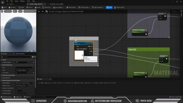 How to Fix Sampler Type Requeires Non Virtual Texture (Megascans)