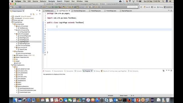 Page Object Model, Design Pattern With Selenium Part 2 смотреть онлайн
