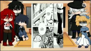 Реакция аниме: "Тёмный дворецкий"- на тик ток {Ч.О}