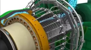 ГТУ  Турбина в работе (судовой механик)