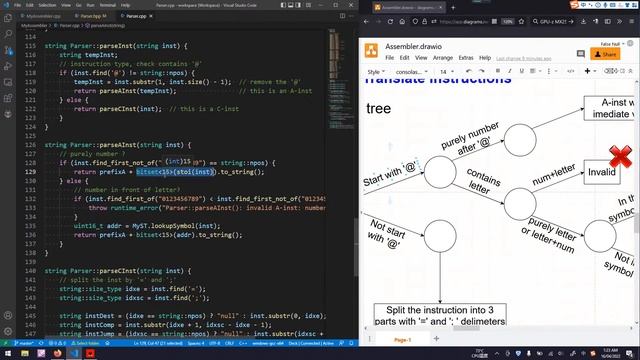 Nand2Tetris Project 06 (Part 3) Implementation of Parser in C++ смотреть онлайн