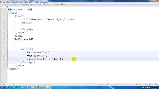 Intro to JavaScript Part 5 - Concatenation and Escape Characters смотреть онлайн