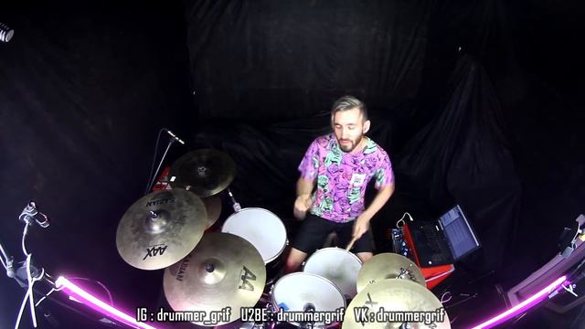 Звери - Я с тобой (drum cover) смотреть онлайн