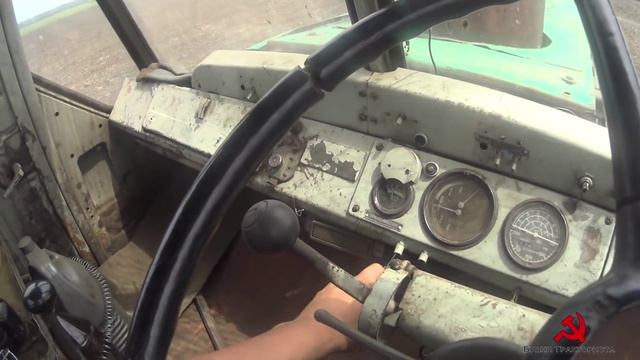 Выехали на двух Т-150К, на культивацию паров. Первое поле в 130 гектар. смотреть онлайн