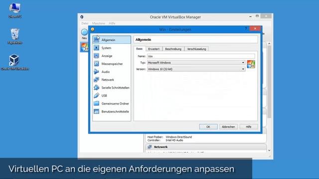 Windows 10 in der Virtualbox installieren смотреть онлайн