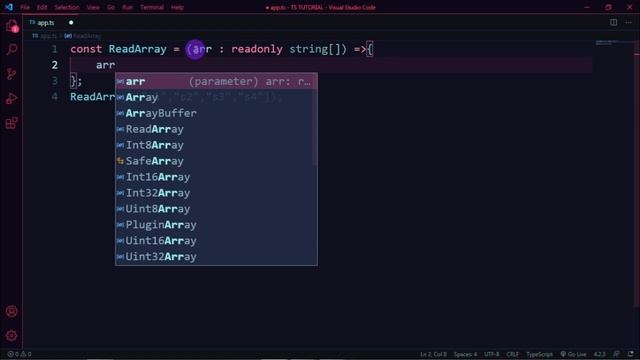 Typescript Readonly Array type in Tamil смотреть онлайн