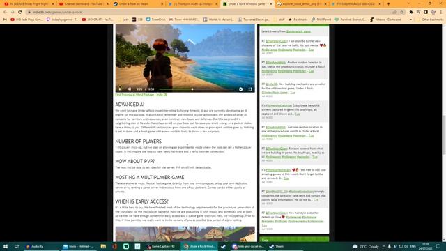 This New Survival Game Is Looking Amazing! UNDER A ROCK Progress! New Biomes, Skills Info And More! смотреть онлайн