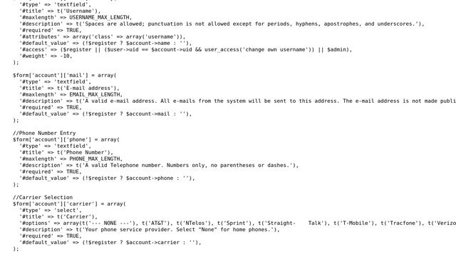 Drupal: Added items to registration form and get "Notice: Undefined property: stdClass" смотреть онлайн