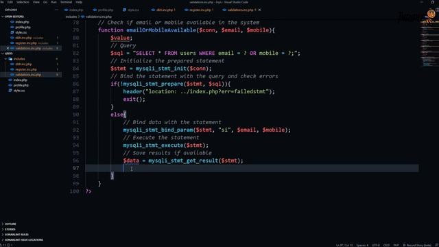 PHP Programming 25 - Complete Login & Register System with Input Validation - Sinhala смотреть онлайн