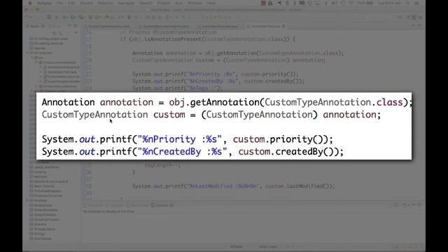Creating and processing custom Java annotations смотреть онлайн