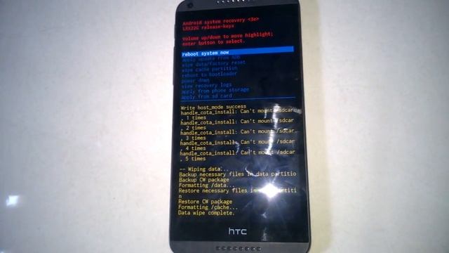 Hard Reset HTC D816w смотреть онлайн